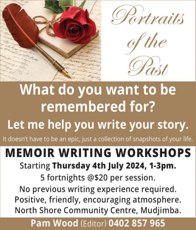Portraits of the Past: Memoir writing workshop - Coolum Advertiser
