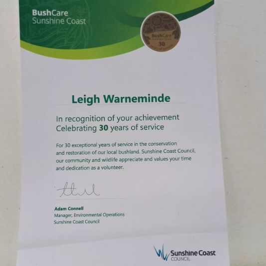 coast care Leigh award
