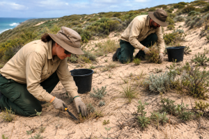 AI Sand Dune Weeding